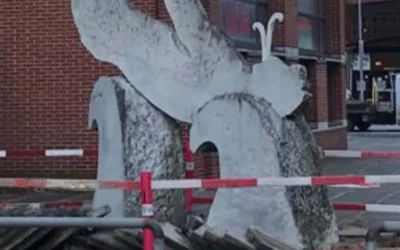 Marmorskulpturen på den gamle posthusgrund skal have et nyt hjem