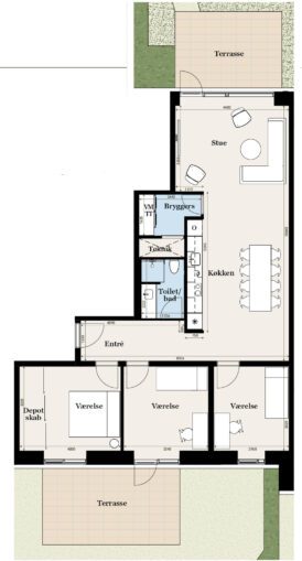 Plantegning for: Gammelhavn 48, st. mf.